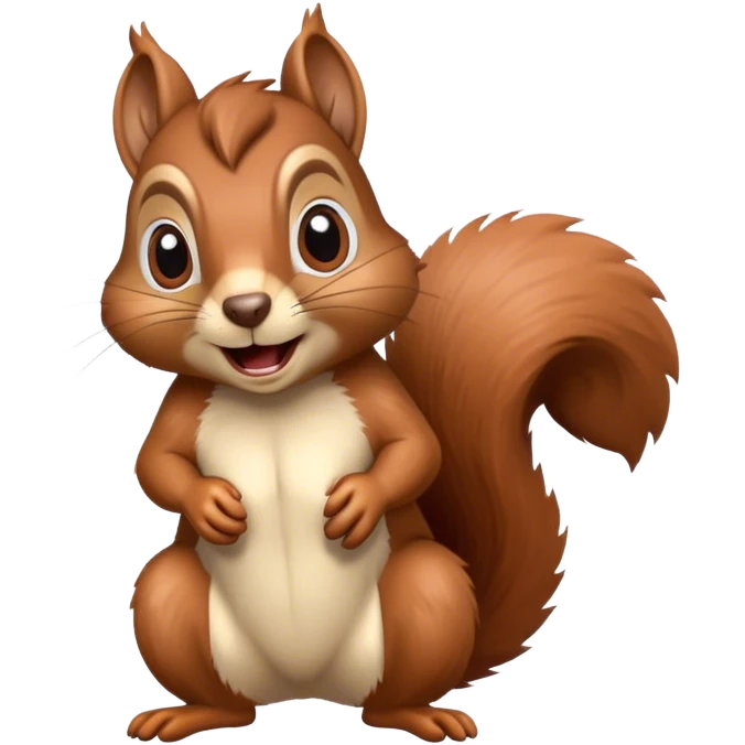 frantic squirrel emoji