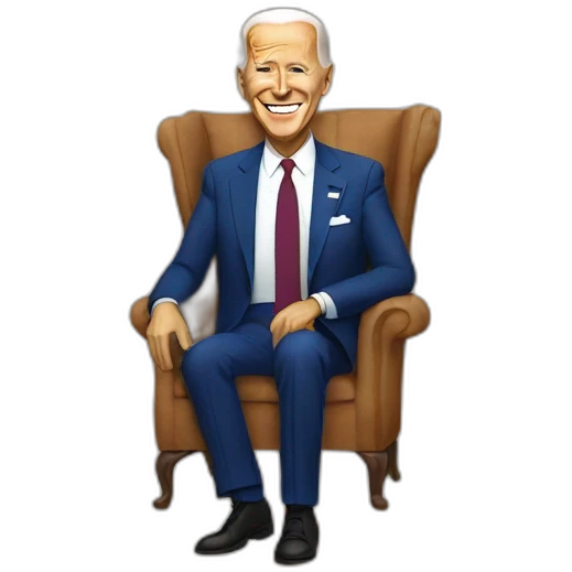 Biden avec des joints emoji