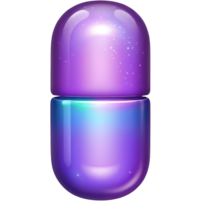 glitter purple medicine emoji