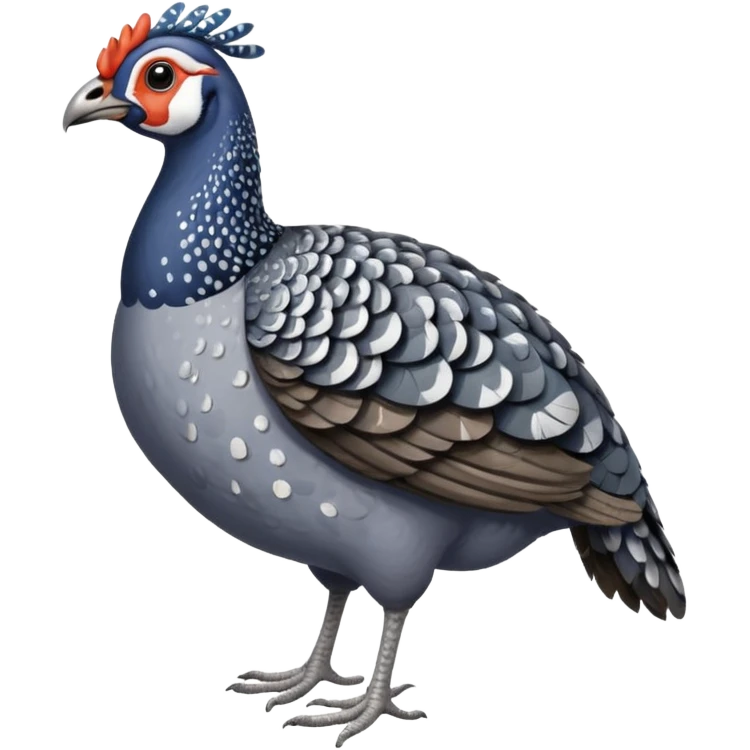 Guinea fowl  emoji