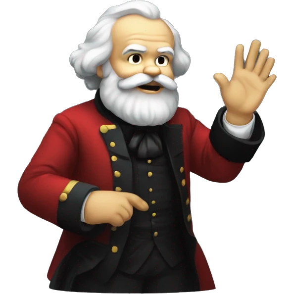 Karl marx clapping emoji