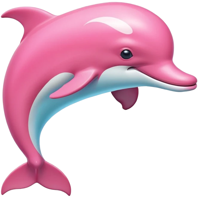 pink dolphin emoji