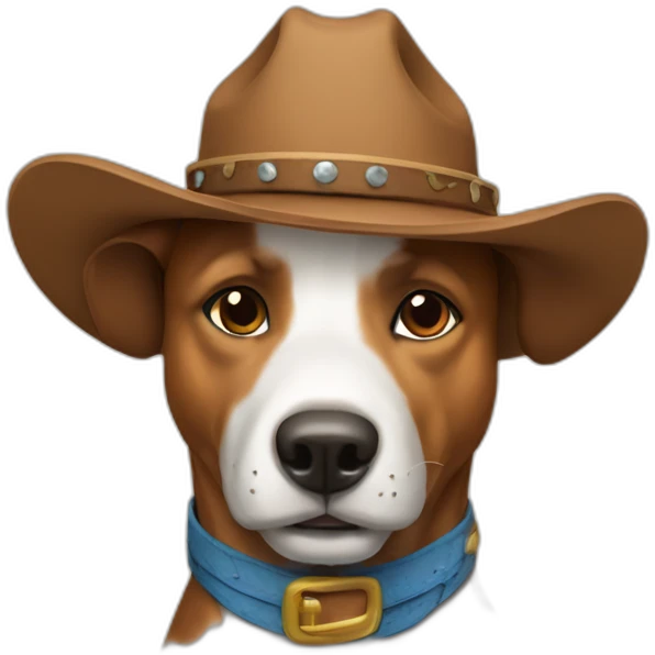 cowboy dog emoji