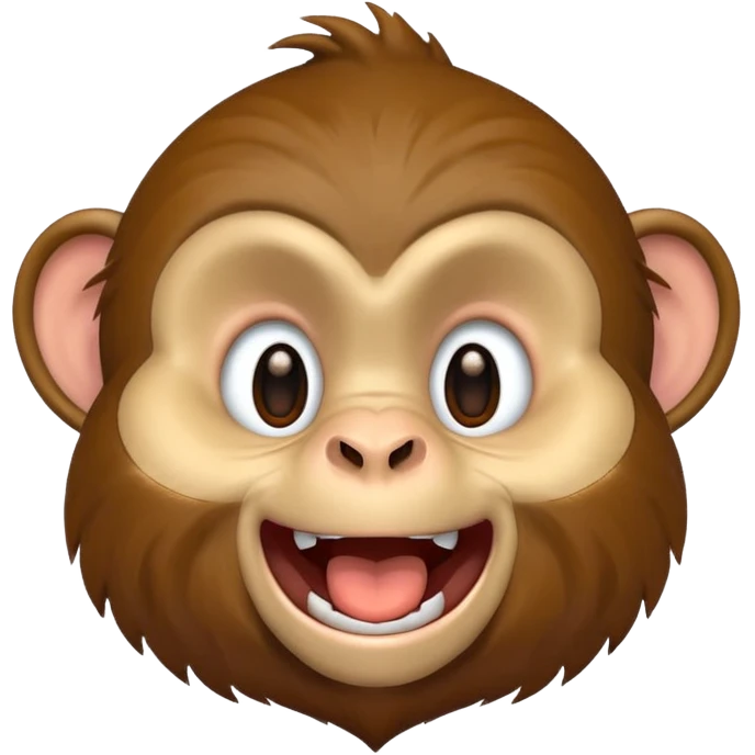 Laughing monkey ￼ emoji