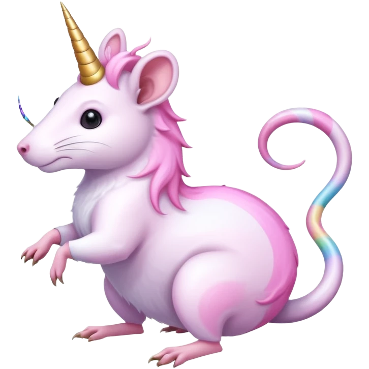 rat unicorn hybrid emoji