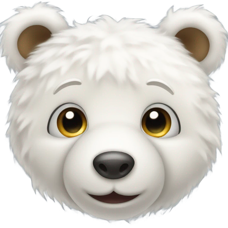 white teddy bear emoji