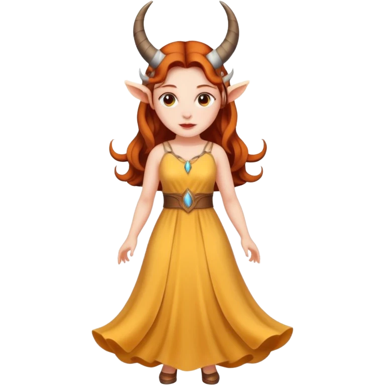 horns and dress emoji