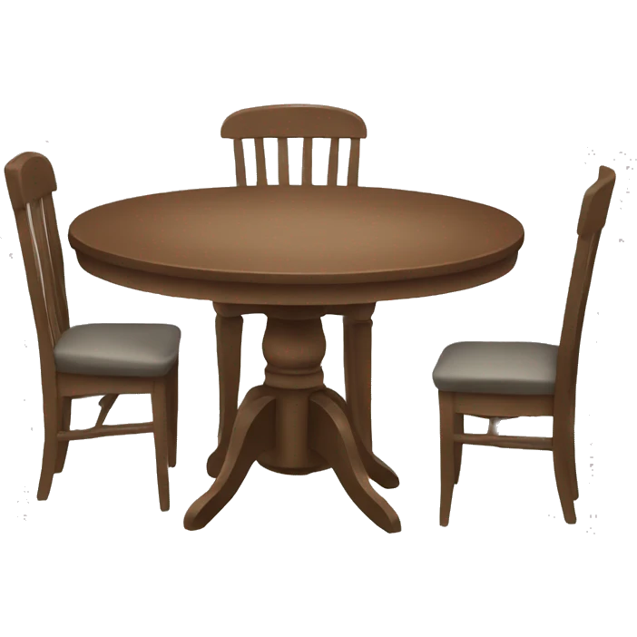 Dining table emoji