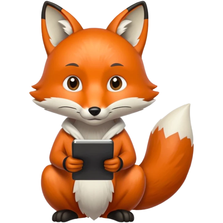 code writing fox emoji