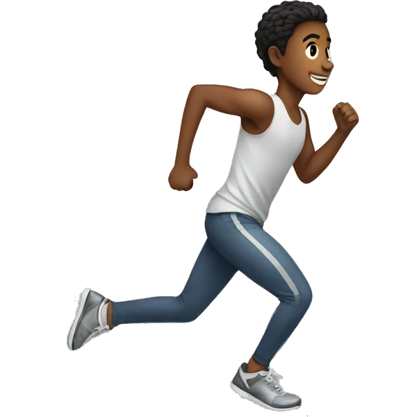 teen running emoji