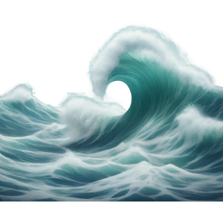 Sea wave emoji