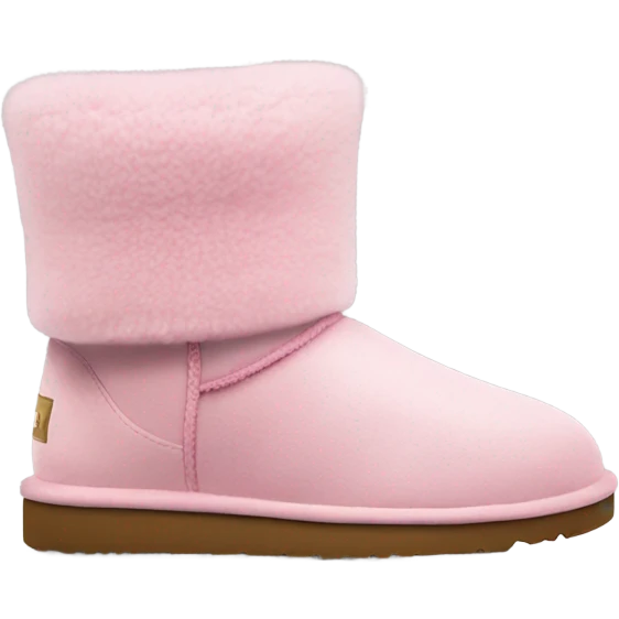 Pink Ugg boot  emoji