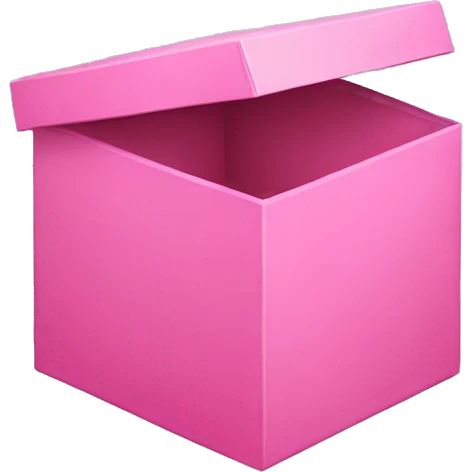 Pink box emoji