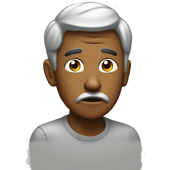 Thinking but confused  emoji