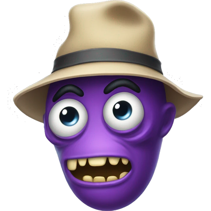fleshy monstrosity unknown to mankind (with a silly hat!!) emoji