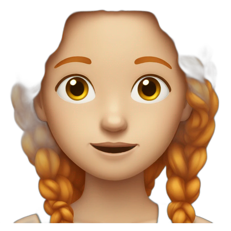 ginger-girl-not-tired emoji