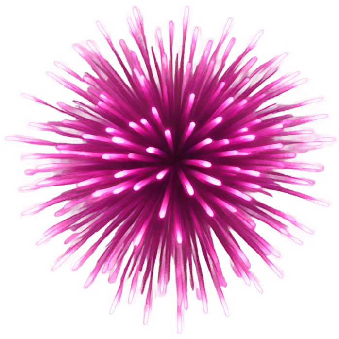 Pink fireworks  emoji