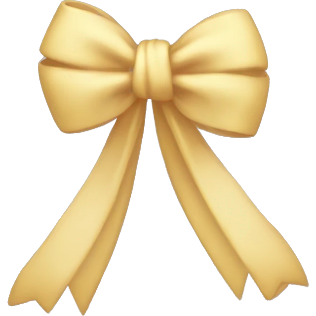 aesthetic bow emoji