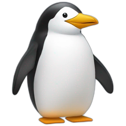 Pingouin qui glisse emoji