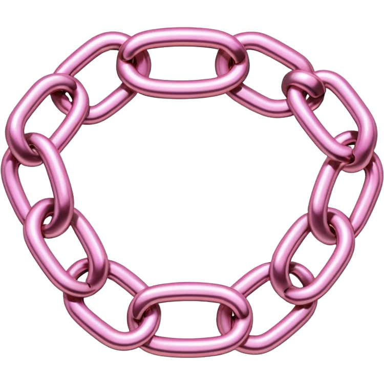 pink chain icon emoji