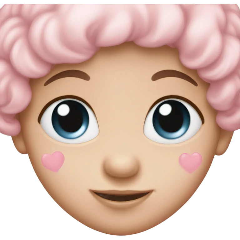 Baby pink heart emoji