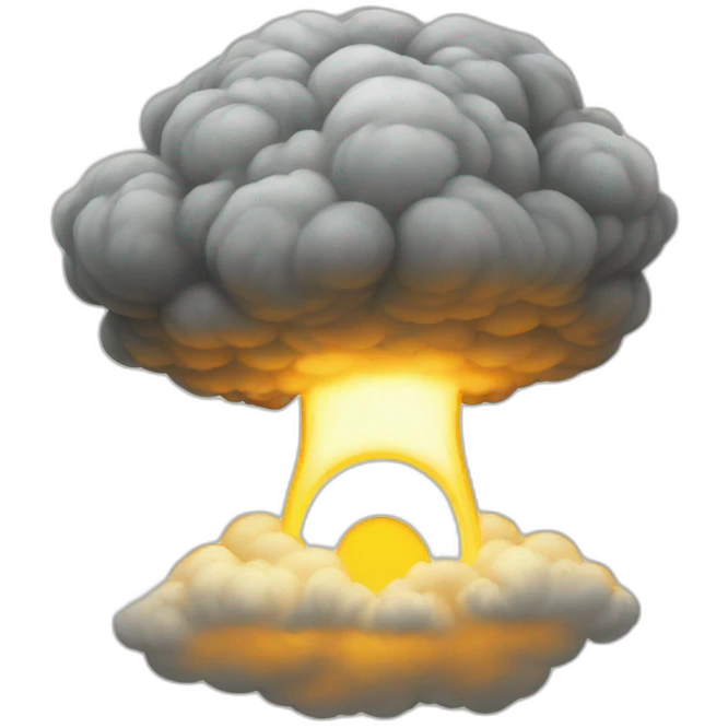 Nuclear cloud cats emoji