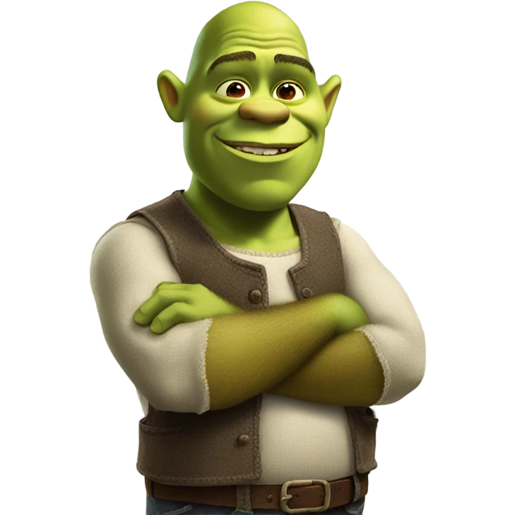 shrek picking his nose emoji
