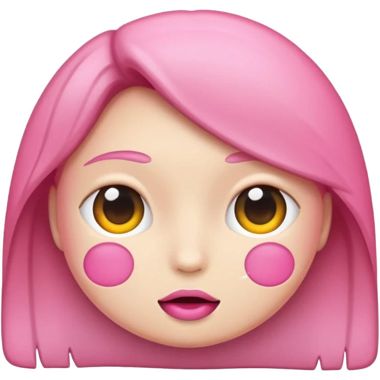 Pink emoji