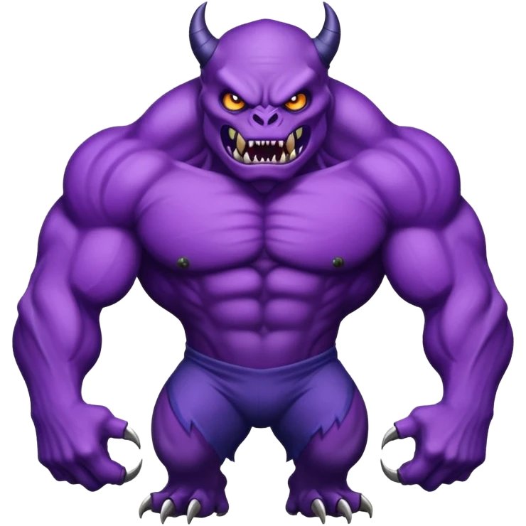 A monster that is very buff that it could destroy universe  emoji
