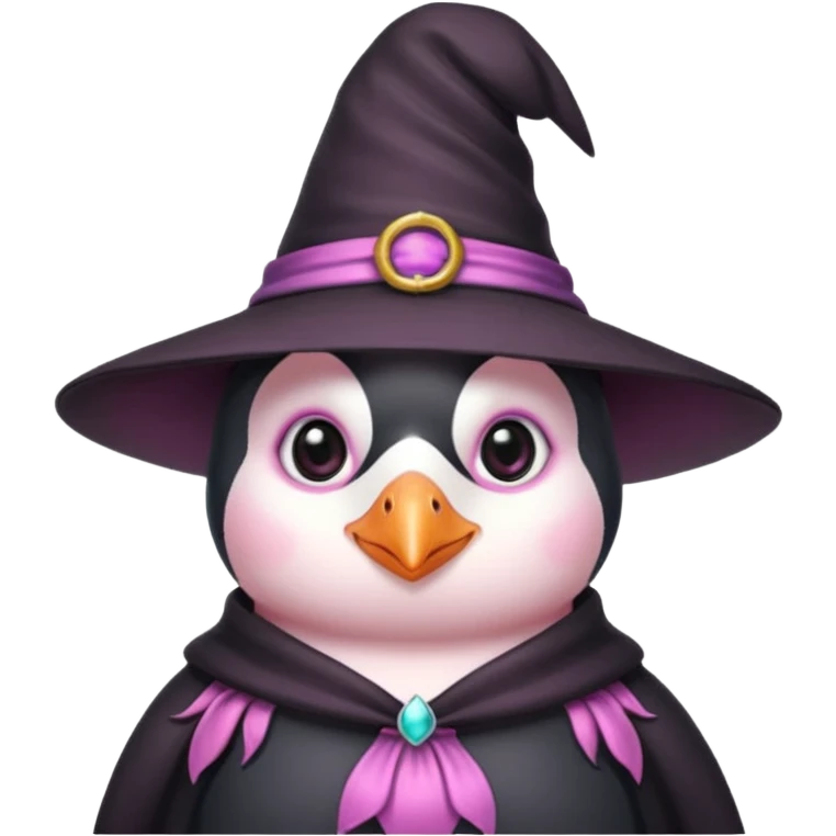 A penguin as a witch
Cute and pink penguin emoji