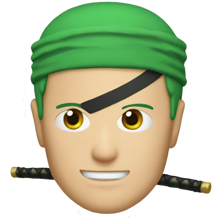Zoro from ont piece emoji