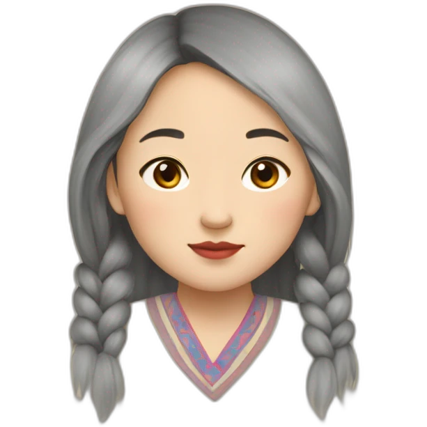 Buryat girl emoji