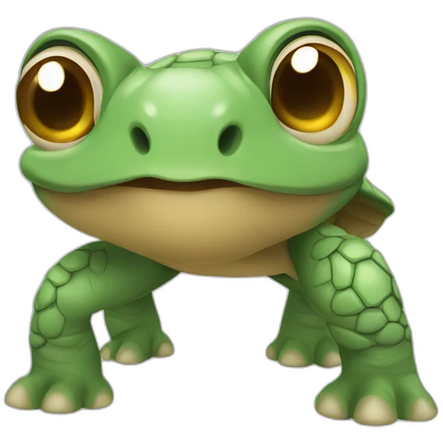 Chat sur tortue emoji