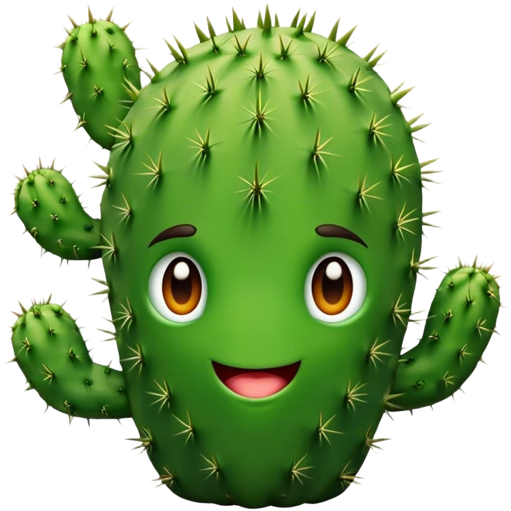 Spike the cactus emoji