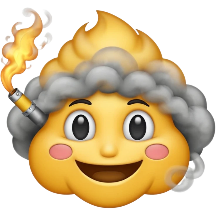 😎 emoji exhaling smoke emoji