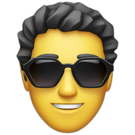 hexagon-sunglasses emoji