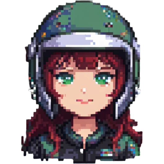 girl wearing a motorcycle helmet emoji