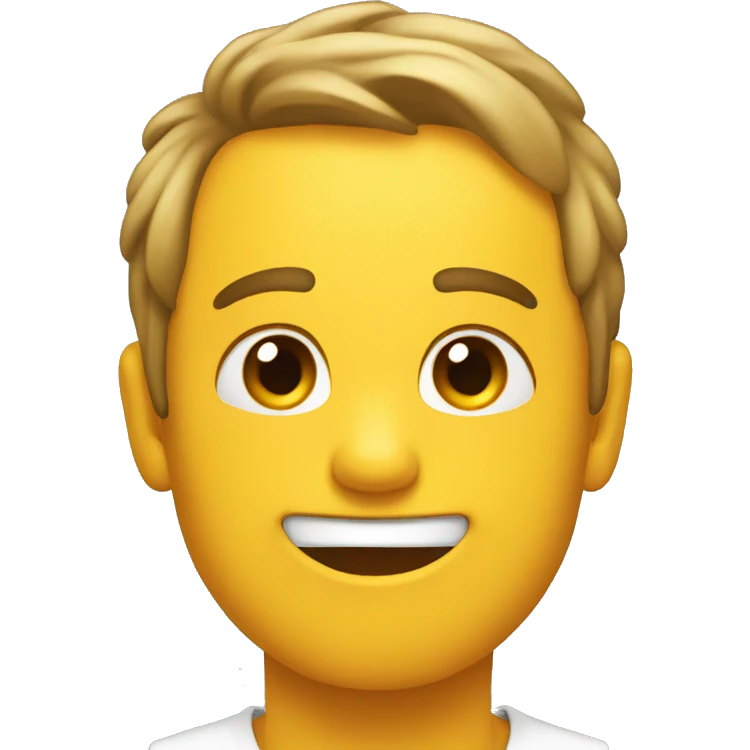 sweaty and smiling emoji