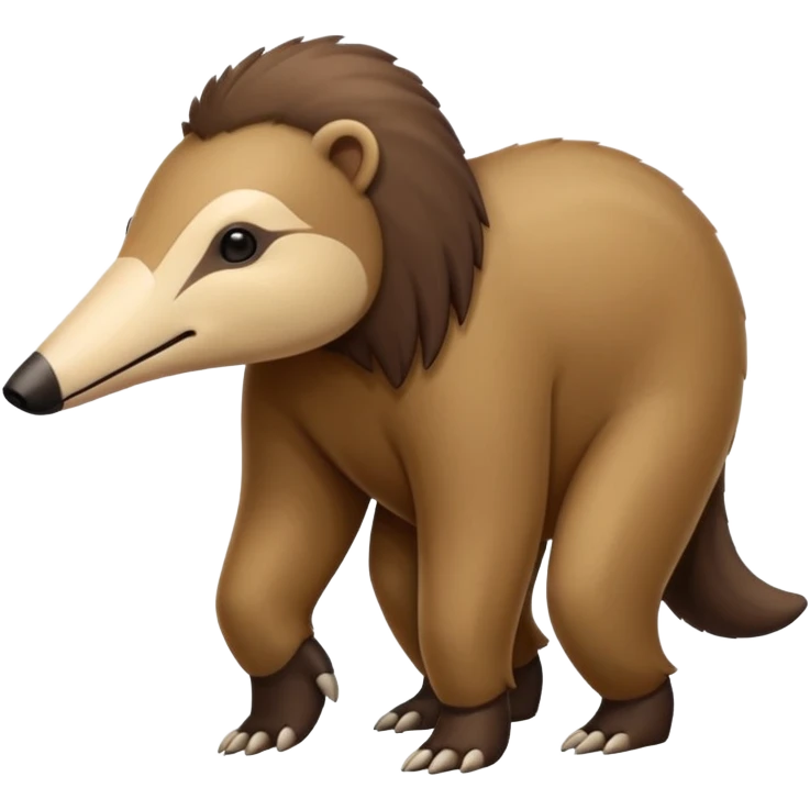 Anteater going around emoji