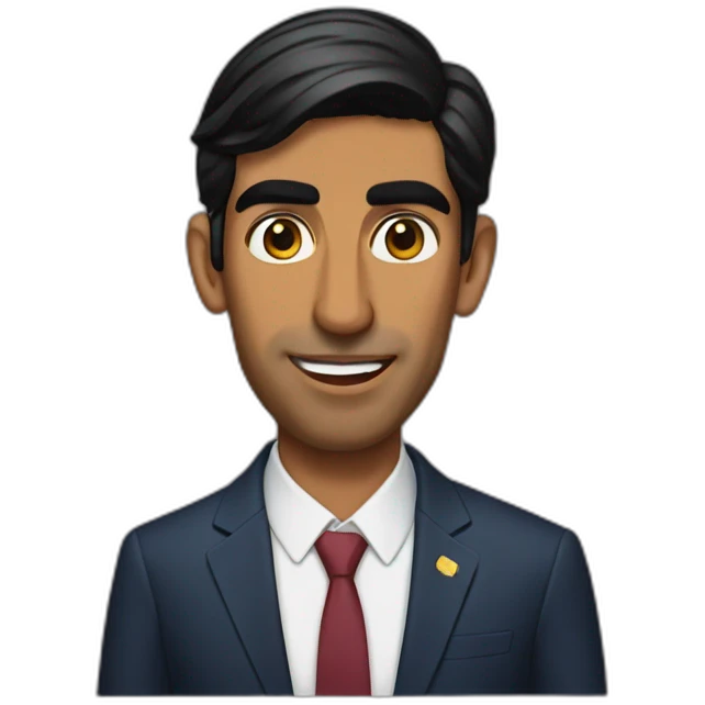 Rishi Sunak raja emoji