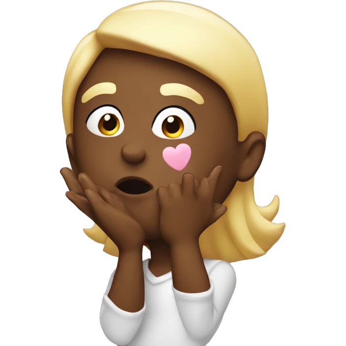 Blowing kiss emoji