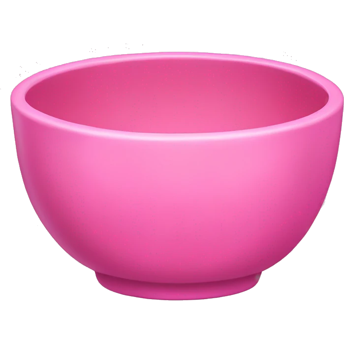 pink bowl emoji