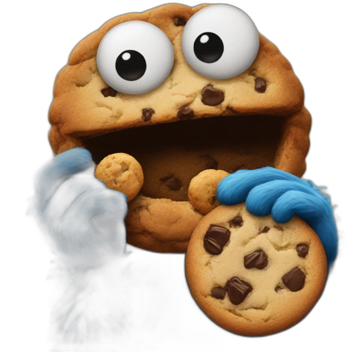 Cookie monster emoji