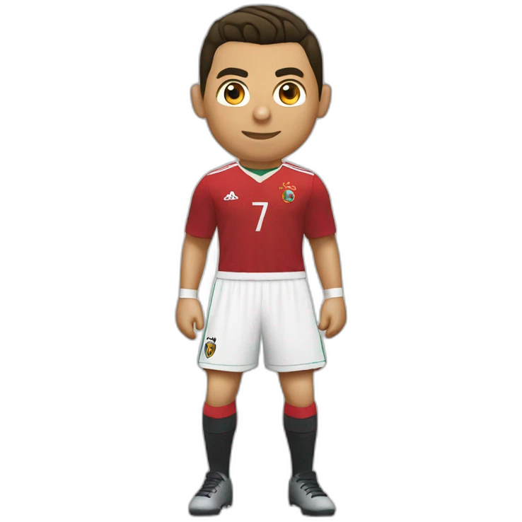 Cristiano Ronaldo pesas emoji