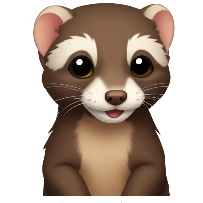Brown ferret  emoji