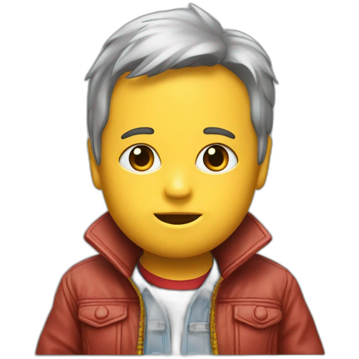 Marty McFly bébé emoji