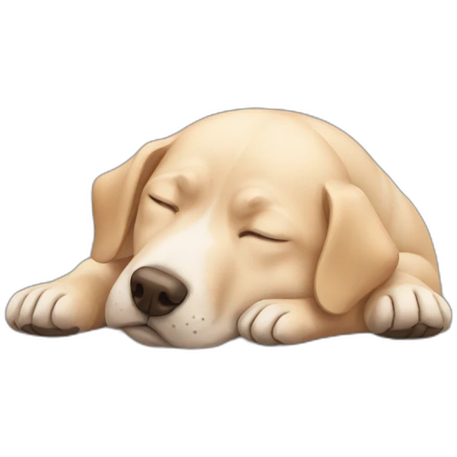 sleeping dog emoji