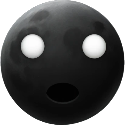 black moon emoji