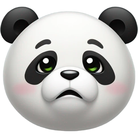 Sad panda reaching for hug  emoji