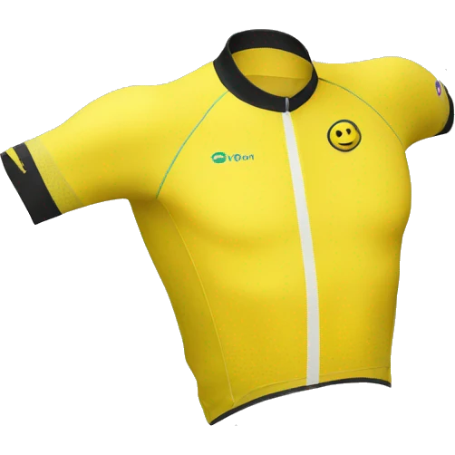 Yellow cycling jersey emoji